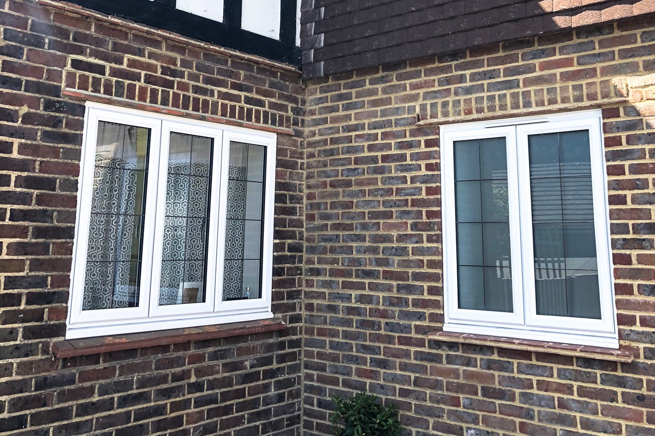 slimline window leaded project