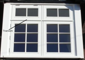 window transom flush timber casements