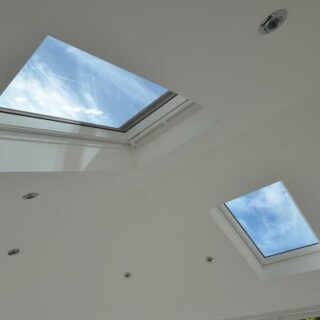 Guardian conservatory roof replacement with VELUX windows