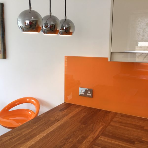 orange splashback