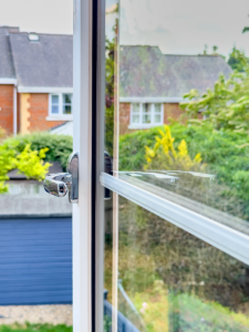 double glazed window close up