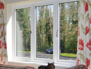 double glazed windows white