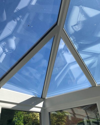 glass conservatory roof