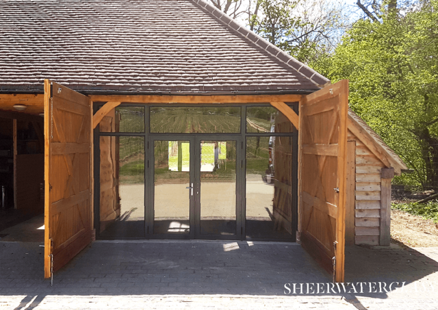 French Aluminium Doors: Chilworth Manor’s Barn Conversion