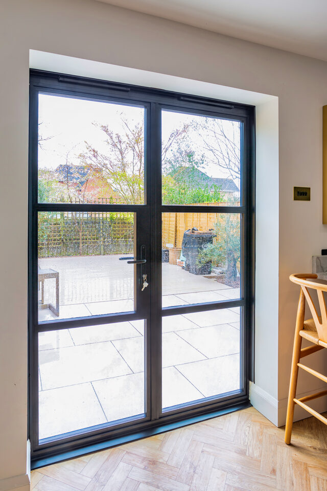 Black Aluminium French Doors
