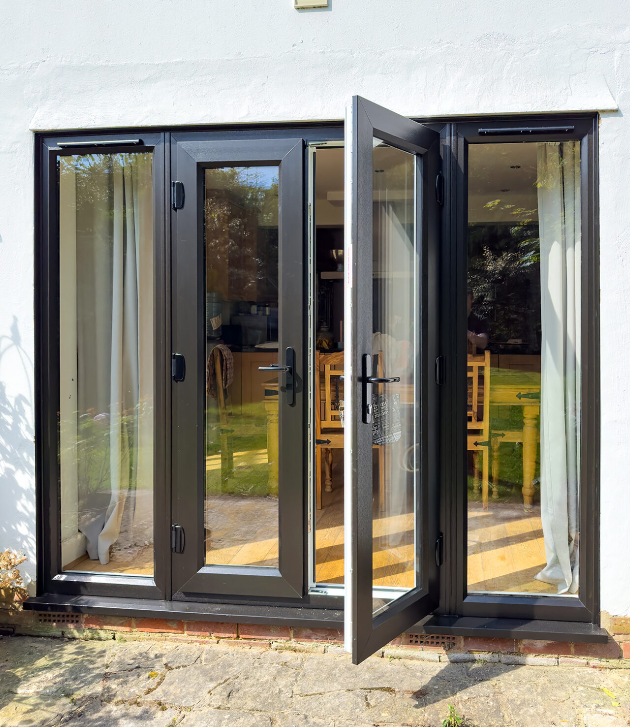 Black uPVC French Doors