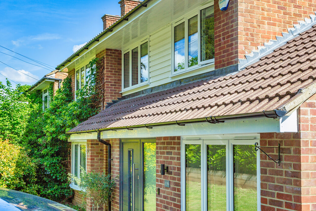 Slimline window house Sheerwater Glass